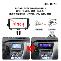Cadre de tableau de bord GPS audio pour voiture le plus vendu pour TOYOTA PRIUS 2002-2009, 2010, 2013, cadre d'autoradio Android directement de l'usine