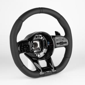 Volant en cuir de qualité supérieure pour <span class=keywords><strong>Mercedes</strong></span> Classe C, E, S, CLS, GLK, GLC, GLE, GLS, GLA, GLB, G, <span class=keywords><strong>SL</strong></span>, SLK, SLC - Product Image 4