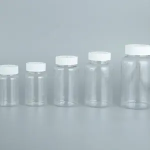 Tùy Chỉnh Nhựa <span class=keywords><strong>Pet</strong></span> Rỗng Thuốc Phân Hủy Sinh Học Capsule Chai Với Childproof Cap Cho Capsule Bao Bì - Product Image 1