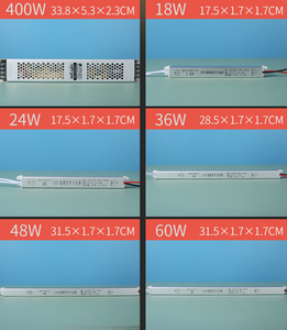 ไฟกระจกแบบบางพิเศษ 24 โวลต์ 12 วัตต์ 36 วัตต์ ดีซี 12 โวลต์ 24 โวลต์ 100 วัตต์ 120 วัตต์ 150 วัตต์ 200 วัตต์ 240 วัตต์ กันน้ำ 277Vac Pwm/0-10V ไดรเวอร์ LED สำหรับหลอด T8 - Product Image 6