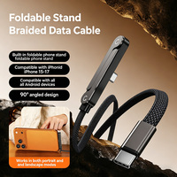 Penyangga Ponsel Lipat 240W dengan Pengisian Cepat PD dan Kabel Data Kecepatan Tinggi 480Mbps