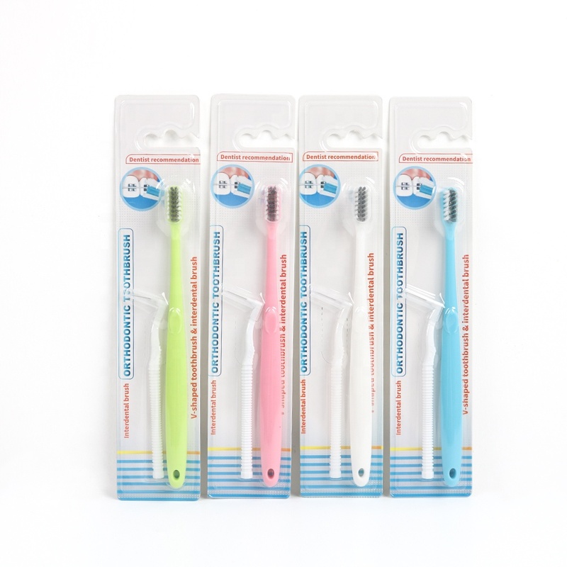 Dental Orthodontic Soft Bristles V shaped