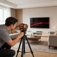Niveau laser 3D Green Light 12 lignes MK-3DPro - Outil universel intérieur/extérieur