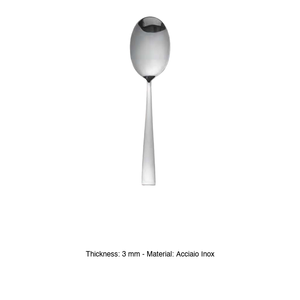 Pinti Palace <b>Salad</b> <b>Spoon</b> 18/10 Stainless Steel, 3 mm Thick Pintinox - Product Image 3