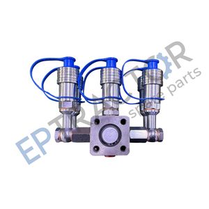 Válvula multiplicadora de flujo hidráulico manual de 8 puertos para tractores (2 entradas / 6 salidas) - Product Image 2