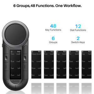 Clavier à une main sans fil Huion K40 avec écran OLED, télécommande pour <span class=keywords><strong>dessin</strong></span> numérique, prise de notes et retouche photo - Product Image 6
