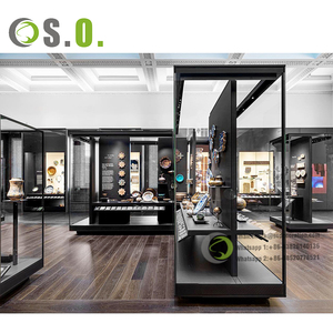 Exposition d'art de musée moderne affiche l'équipement de musée cadre inoxydable vitrine en verre de musée - Product Image 4