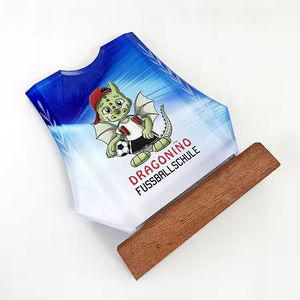 Trophée en verre personnalisé de haute qualité pour réunions sportives annuelles, <span class=keywords><strong>plaque</strong></span> de trophée en cristal bleu, récompense - Product Image 6