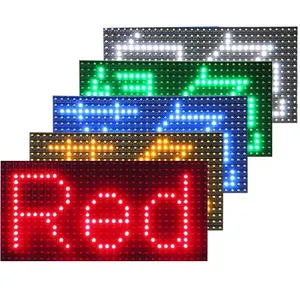 Module led défilant programmable message mobile signe couleur unique P10 affichage led extérieur panneau d'affichage led