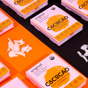 Sô cô la giấy Cookies carton bao bì hộp bưu phẩm sô cô la quà tặng bao bì giấy vỏ sò hộp - Product Image 2