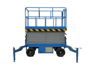 Plataforma elevadora hidráulica de 4-18m Mesa elevadora de tijera única hidráulica manual - Product Image 3