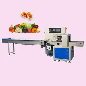High Speed ice lolly cube cream candy Fruit Vegetable Food Mask Individually packed flow wrapping packing machine