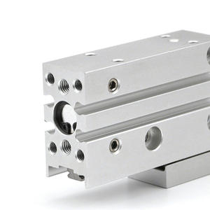 Table coulissante pneumatique de précision avec rail de guidage et cylindre MXH6-10-16-15/30/40/50/60 Modèle HLH20x25S Pièces pneumatiques - Product Image 4