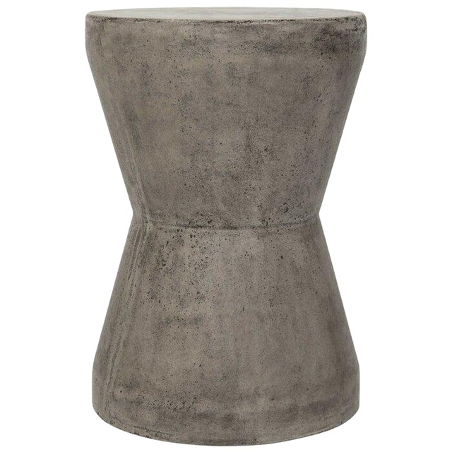 High Quality Handmade Cylindrical Concrete Garden Stool Outdoor Furniture Set Storage European Design for Park Hotel School Use