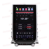Lecteur DVD stéréo de voiture Android 12 13.3 ''pour Toyota Land Cruiser 9 2016-2020 avec Navigation GPS de voiture