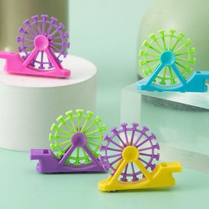 Ferris <b>Wheel</b> Shaped Whistle <b>Plastic</b> Cartoon Toy Wind Brass Instrument For Children Age 2 To 4 Years - Product Image 1