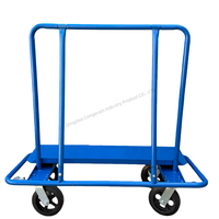 Chariot de transport robuste OEM de 2200 lb pour panneaux de plâtre et marbre, chariot à main et chariot à outils pour le transport