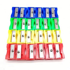 Taille-crayon rectangulaire en plastique petit format, directement de l'usine, 641, fournitures scolaires pratiques - Product Image 2