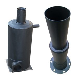 Shantui Muffler Exhaust Pipe SD16 22 32 42 Straight Pipe For Bulldozer Engine Transfer Machine Retrofit Upgrade - Product Image 3