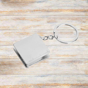 Mini cinta métrica retráctil de 1m, llaveros con cierre deslizante <span class=keywords><strong>para</strong></span> favores de fiesta de cumpleaños y bolsa de PP de uso diario, cinta de acero al carbono - Product Image 3