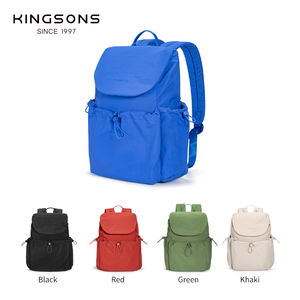 Zaino da <span class=keywords><strong>Donna</strong></span> Ultraleggero Personalizzato in Nylon Impermeabile <span class=keywords><strong>Blu</strong></span> Vibrante con Coulisse, Portatile per College - Product Image 1
