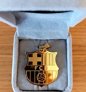 Collar con Colgante del FC <span class=keywords><strong>Barcelona</strong></span> con Opción de Grabado, Acero Inoxidable, Collar de Fútbol, Joyería Deportiva - Product Image 5