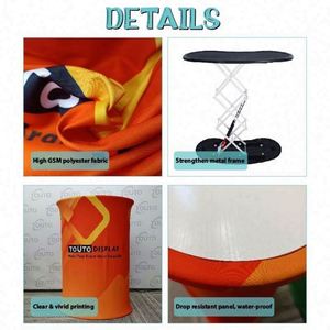 Foldable Reception Table Counter Weddings Parties Customized Backlit <b>Led</b> Counters & Podiums - Product Image 4