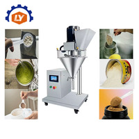 Machine de remplissage de poudre économique pour petites entreprises, machine de remplissage et de bouchage de poudre, remplisseur à vis sans fin semi-automatique haute précision