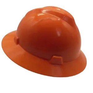 Protection Safety Helmet Full Brim Hardhat with ansi test construction industry custom logo