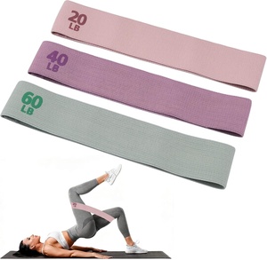 Bandas de Resistencia para Glúteos de Tela Antideslizante para Hacer Ejercicio, Bandas Elásticas de Ejercicio, Banda de Entrenamiento para Mujeres y Hombres, Fitness, Gimnasio en Casa - Product Image 1