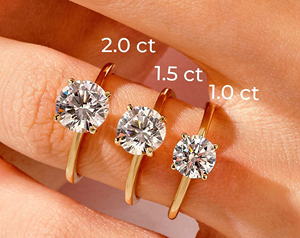 カスタム10K 14K 18KホワイトゴールドIGI認定ラボダイヤモンドエンゲージメントリング1CT 2CT 3CT 4CT D CVD HPHTラウンドラボ成長ダイヤモンドリング - Product Image 5