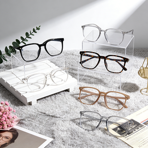 Gafas Ópticas Unisex Anti Luz Azul al por Mayor, Servicio OEM, Gafas de Computadora de PC Transparentes <span class=keywords><strong>Negras</strong></span> de Moda Baratas - Product Image 2