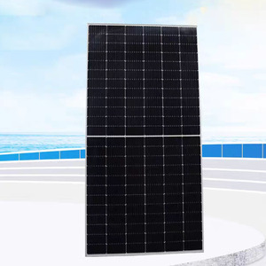 แผงโซลาร์เซลล์แบบสองหน้า 600W ใหม่เอี่ยม 24V สำหรับใช้ในครัวเรือน ขนาดเซลล์ 125 มม. x 125 มม. ขนาดแผง 2382 มม. x 1134 มม. x 30 มม. - Product Image 1