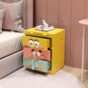 SpongeBob SquarePants Creative Cartoon Bedside <strong>Table</strong> Home Bedroom <strong>Storage</strong> Cabinet Living Room Sofa <strong>Corner</strong> <strong>Table</strong> - Product Image 6