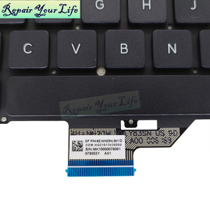Nuevo teclado negro para ordenador portátil en inglés de EE. UU. Para Xiaomi Pro X14 RedmiBook Pro 14 XMA2006 <span class=keywords><strong>XMA</strong></span> 2006 teclado Original - Product Image 5