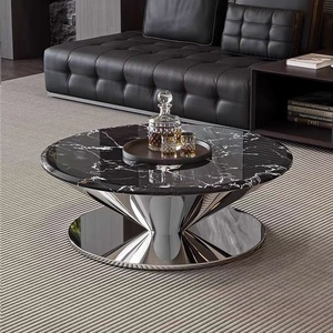 <span class=keywords><strong>Table</strong></span> <span class=keywords><strong>basse</strong></span> en verre trempé suspendu de style italien Flying Saucer, hauteur réglable, mobilier de salon minimaliste moderne - Product Image 3