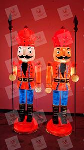 <span class=keywords><strong>Casse</strong></span>-<span class=keywords><strong>Noisette</strong></span> de Noël en résine légère Statue de soldat Figurine pour la décoration - Product Image 4