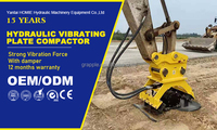 Compacteur à plaque vibrante pour pelle HOMIE de haute qualité-Compactage efficace du sol pour les travaux routiers