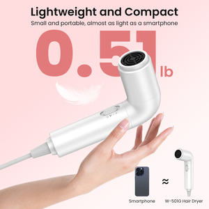 Sèche-<span class=keywords><strong>cheveux</strong></span> OEM ODM 2026 professionnel de salon, 200 millions d'ions négatifs, <span class=keywords><strong>petit</strong></span>, intelligent, portable, mini, électrique, sans pales - Product Image 2