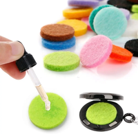 Tampons diffuseurs de parfum en feutre 100 % polyester écologique de 1 mm pour aromathérapie, recharges pour diffuseurs d'huiles essentielles, colliers, bracelets et voitures