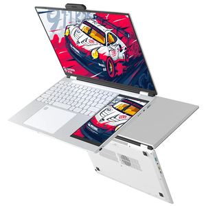 Nueva computadora portátil súper delgada 15,6 "+ 7" Pantalla dual Intel N100 1920*1200 IPS <span class=keywords><strong>16GB</strong></span> <span class=keywords><strong>RAM</strong></span> 1T SSD para computadoras portátiles personales y de negocios - Product Image 1