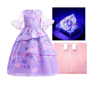Robes de princesse Isabella Mirabel avec lumière LED pour filles, tenues de fête d'anniversaire d'Halloween, <span class=keywords><strong>famille</strong></span> magique, DISP-012 - Product Image 3