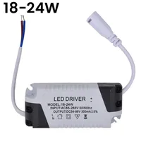 Conducteur LED 240-260mA, transformateur de lumière AC85-265V, adaptateur d'alimentation à courant constant pour bande lumineuse, projecteurs, lampadaires