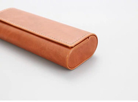 Etui de lunettes en cuir PU, boîtier de rangement Simple
