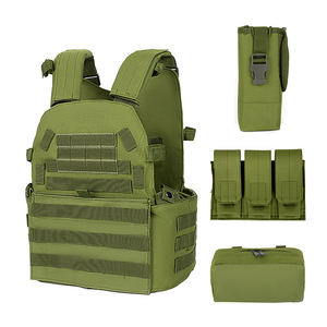 เสื้อกั๊กยุทธวิธีป้องกันส่วนบุคคลปรับได้สำหรับฝึกซ้อมกลางแจ้งโลโก้ออกแบบได้ตามต้องการ - Product Image 6