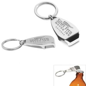 Portachiavi personalizzati portachiavi apribottiglie per birra in metallo MOQ basso personalizza il Logo con materiale in lega di zinco - Product Image 2
