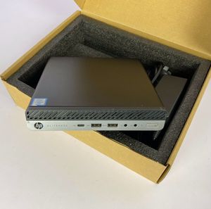 Ordinateur de bureau compact professionnel HP EliteDesk 800 G5 Mini PC, i5 9e génération, 8 Go, SSD 256 Go, Wi-Fi - Product Image 1