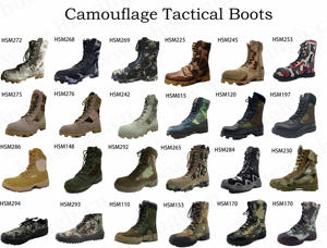LXG, botas de caza de campo ocultas fáciles de camuflaje azul completo suela de goma ondulada precio barato botas de combate Altama HSM268 - Product Image 6