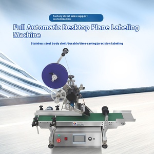 CH-150T mô hình hoàn toàn tự động thực phẩm bao bì nhựa máy dán nhãn Máy tính để bàn nhỏ Máy dán nhãn phẳng - Product Image 3