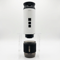 Machine à café expresso portable entièrement automatique, alimentation USB, compatible français, construction en plastique, modes de brassage multiples, en temps réel